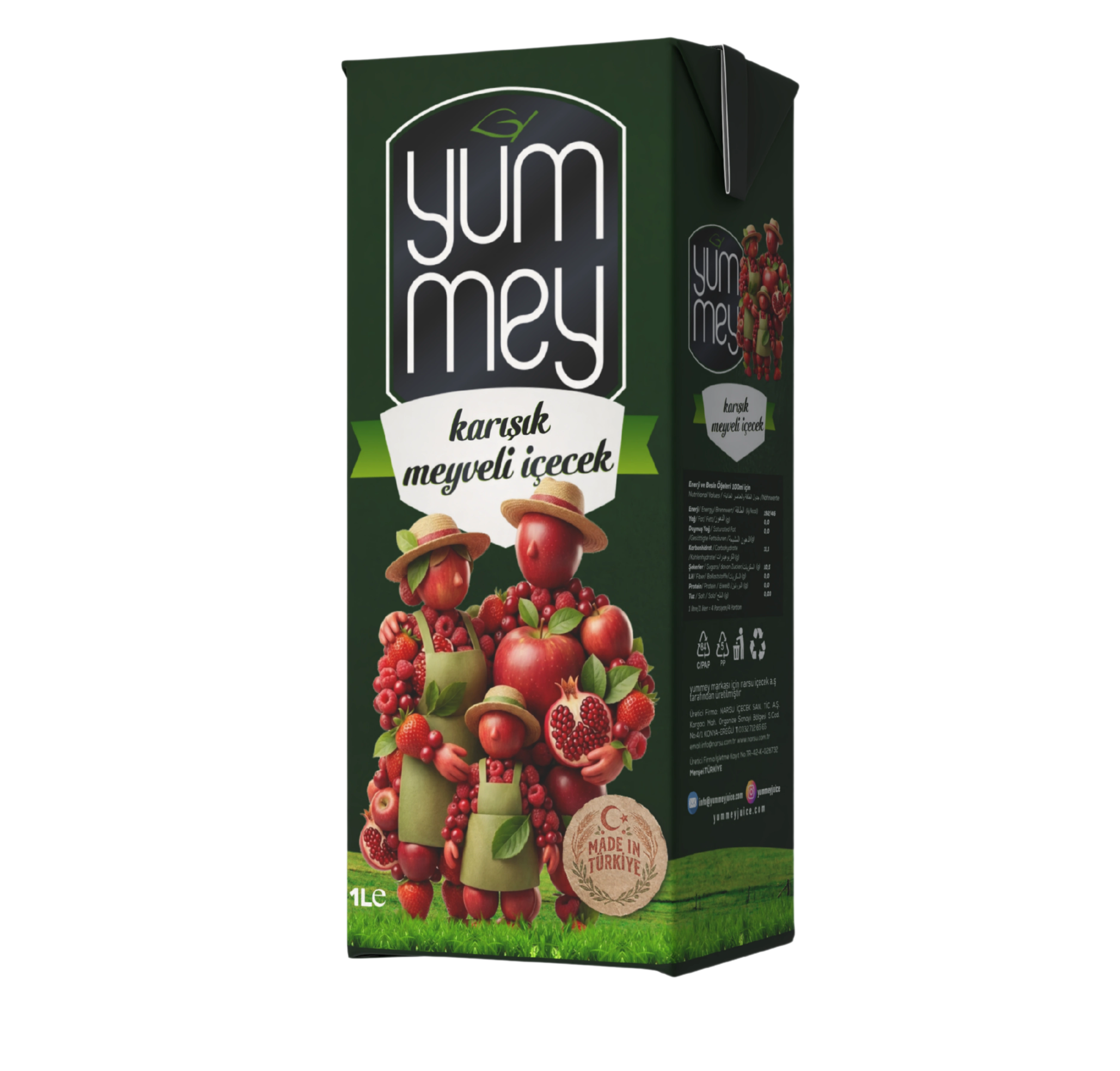 Kırmızı Karışık Meyveli İçecek